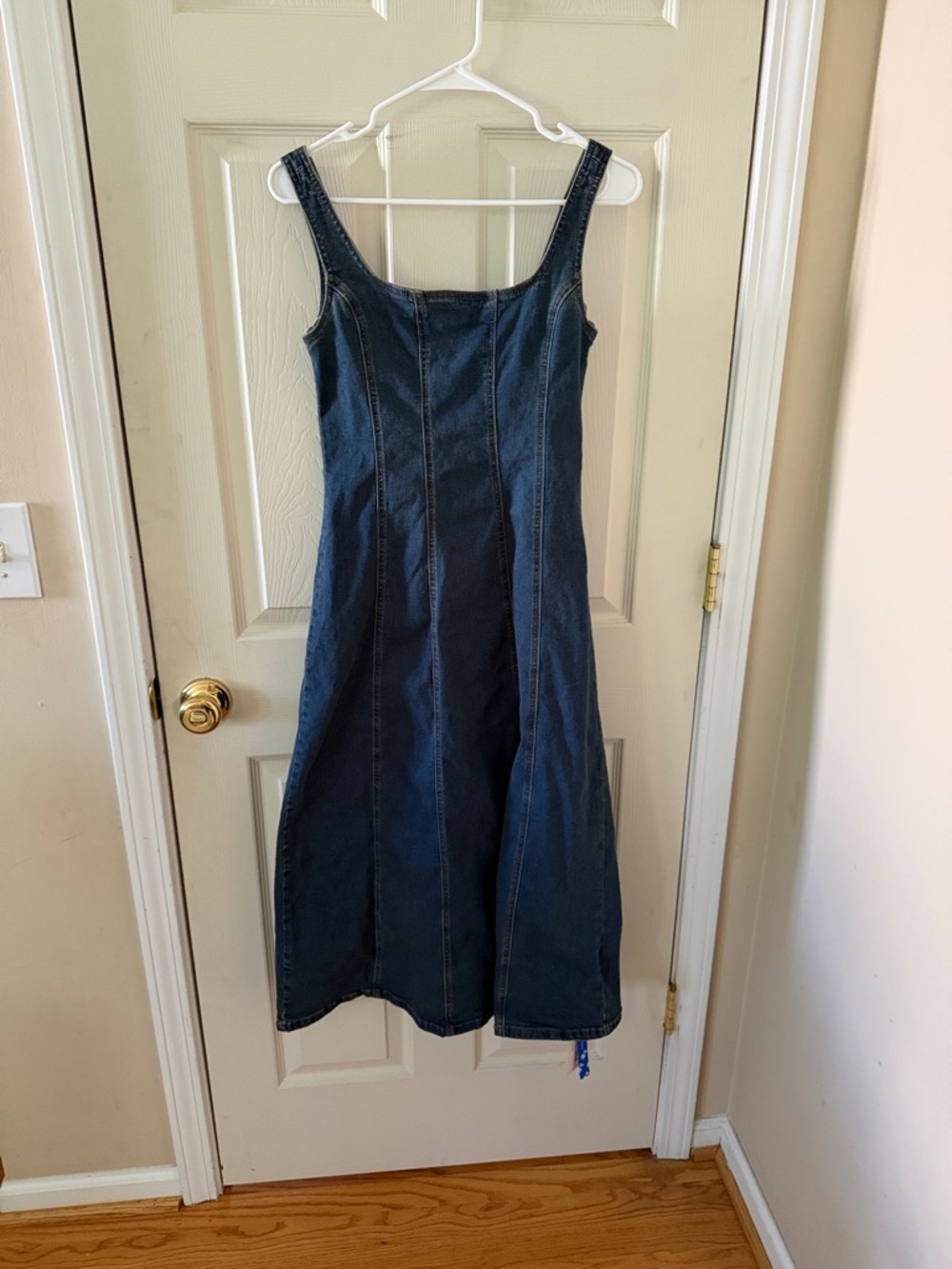 Cider Dark Denim Midi Dress - Picture 4 of 8